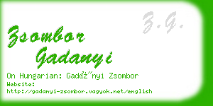 zsombor gadanyi business card